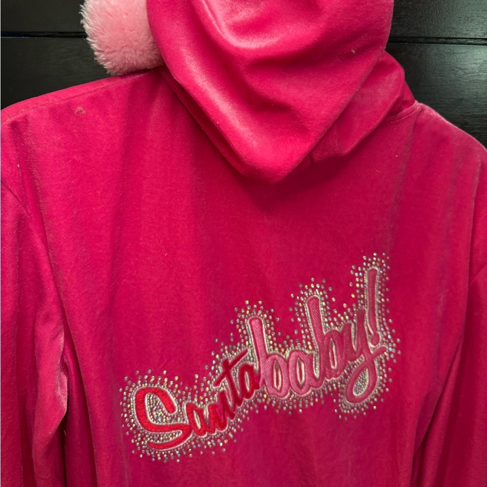 Pink Santa Baby Hoodie